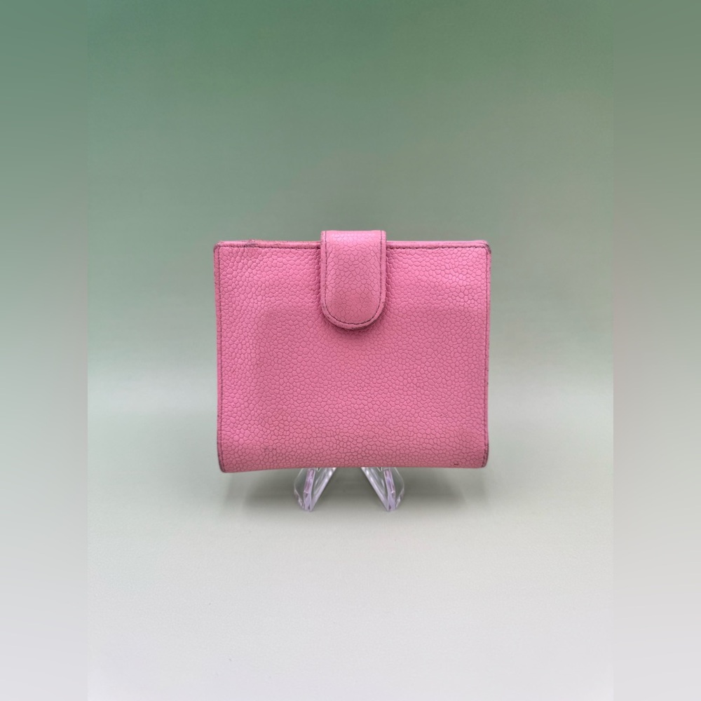 Chanel Pink Caviar Leather Bifold Wallet - Picture 3 of 8